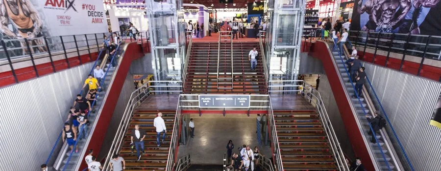 Sala interior de Pabellón de Cristal